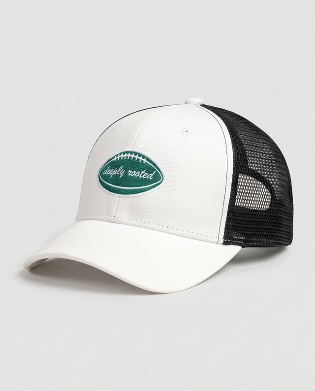 white deeply rooted cap 2